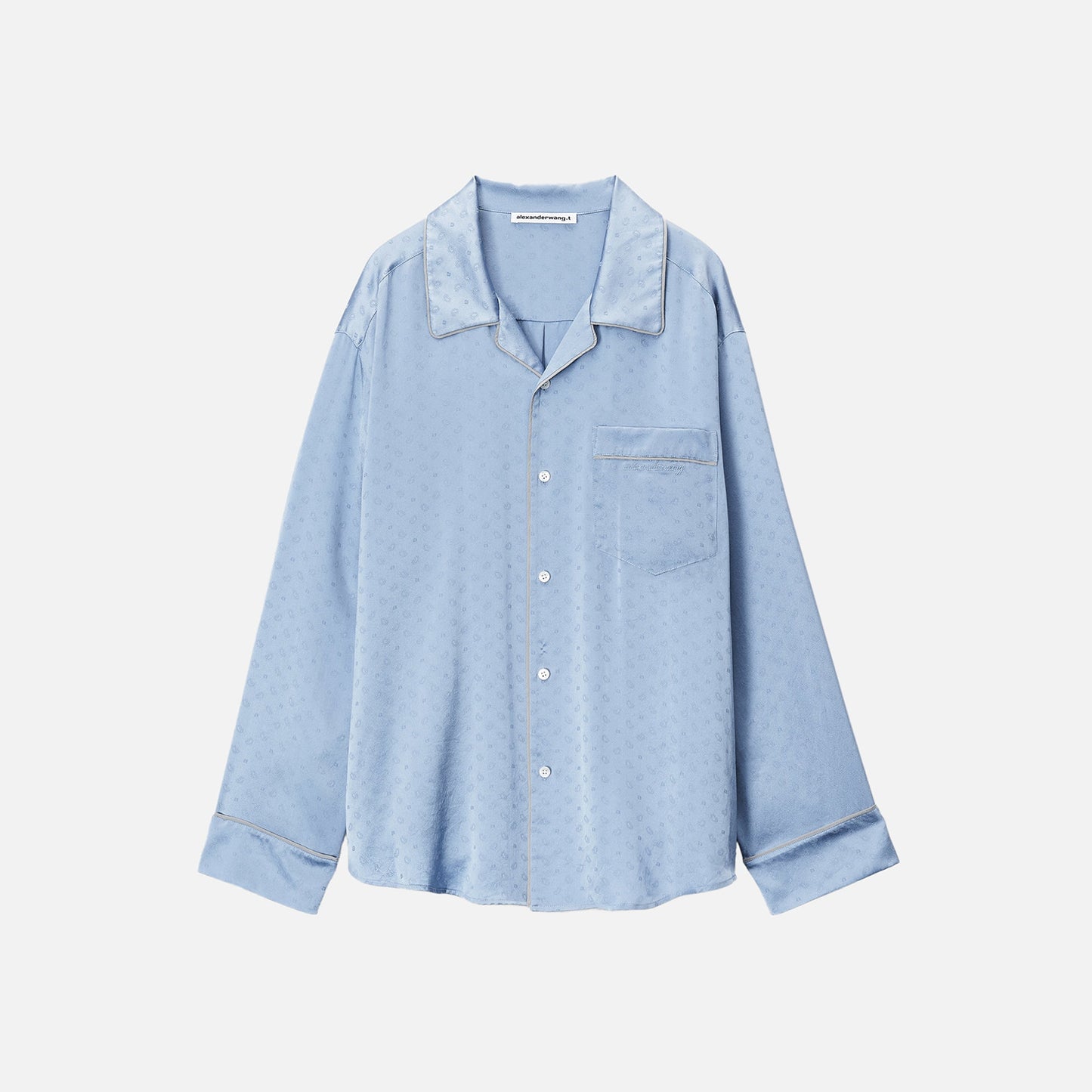 Alexander Wang Pajama Long Sleeve Shirt - Blue Bells
