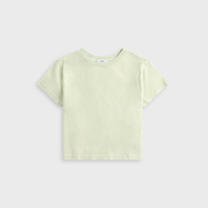 Agolde Adine Shrunken Tee - Mint Cream