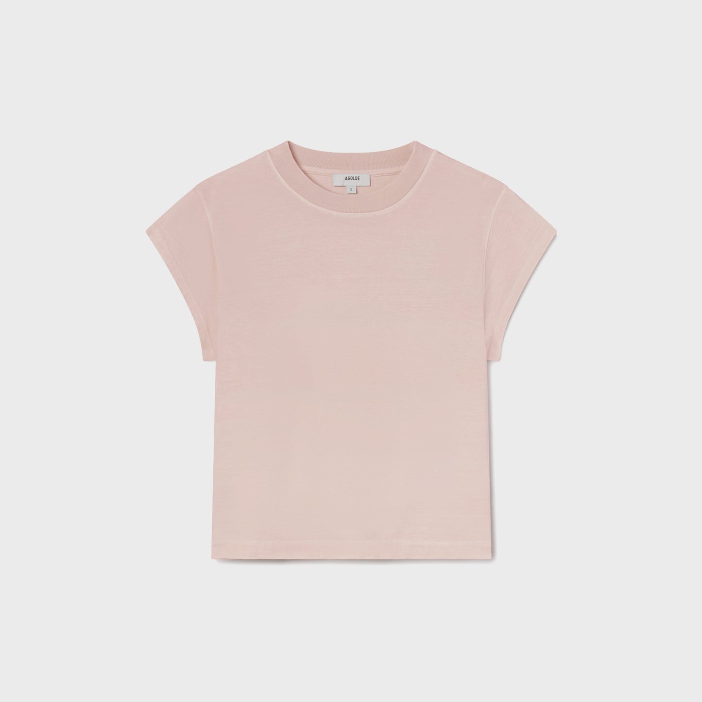 Agolde Bryce Cap Sleeve Tee - Foundation