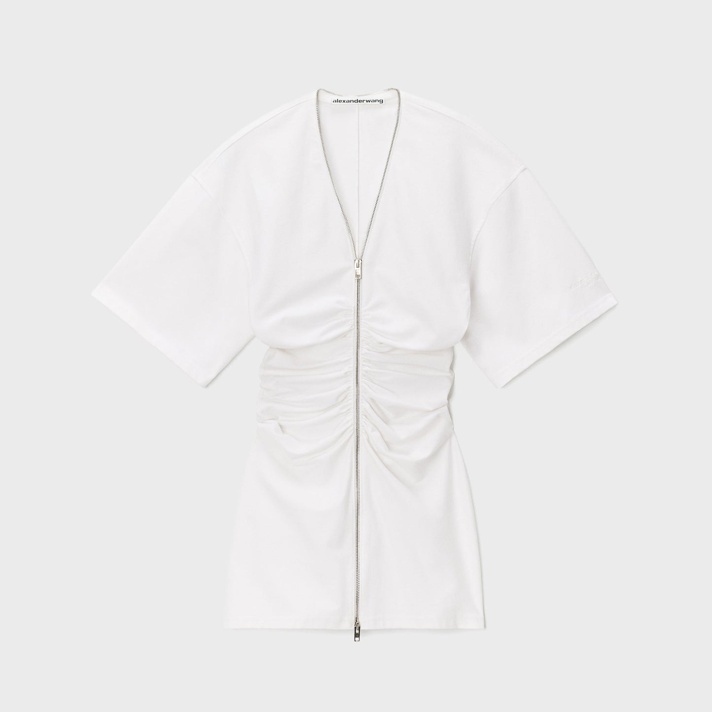 Alexander Wang Zipper Tee Dress - White