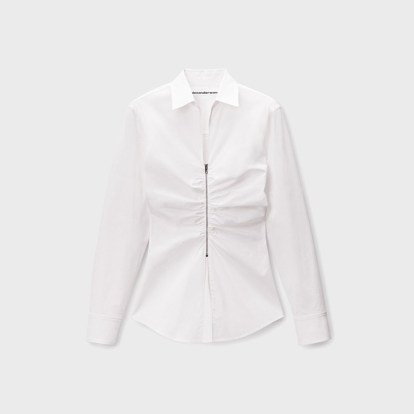 Alexander Wang Gathered Bust Shirt - Oxford White