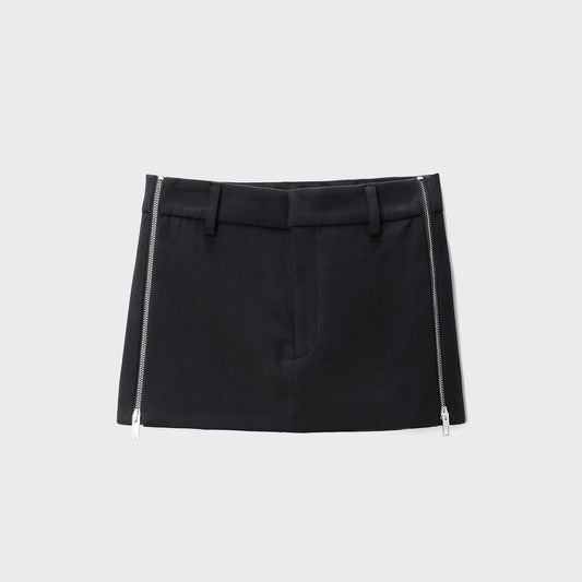 Alexander Wang Zip Mini Skort - Black