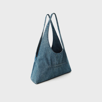 Alexander Wang Pike Medium Hobo Bag - Vintage Medium Indigo Denim