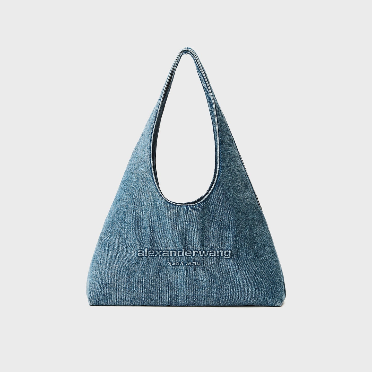Alexander Wang Pike Medium Hobo Bag - Vintage Medium Indigo Denim