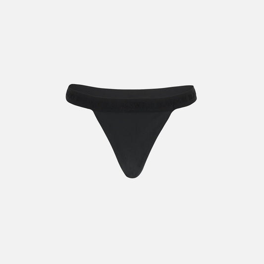 Brandon Blackwood Logo Swim Thong - Black