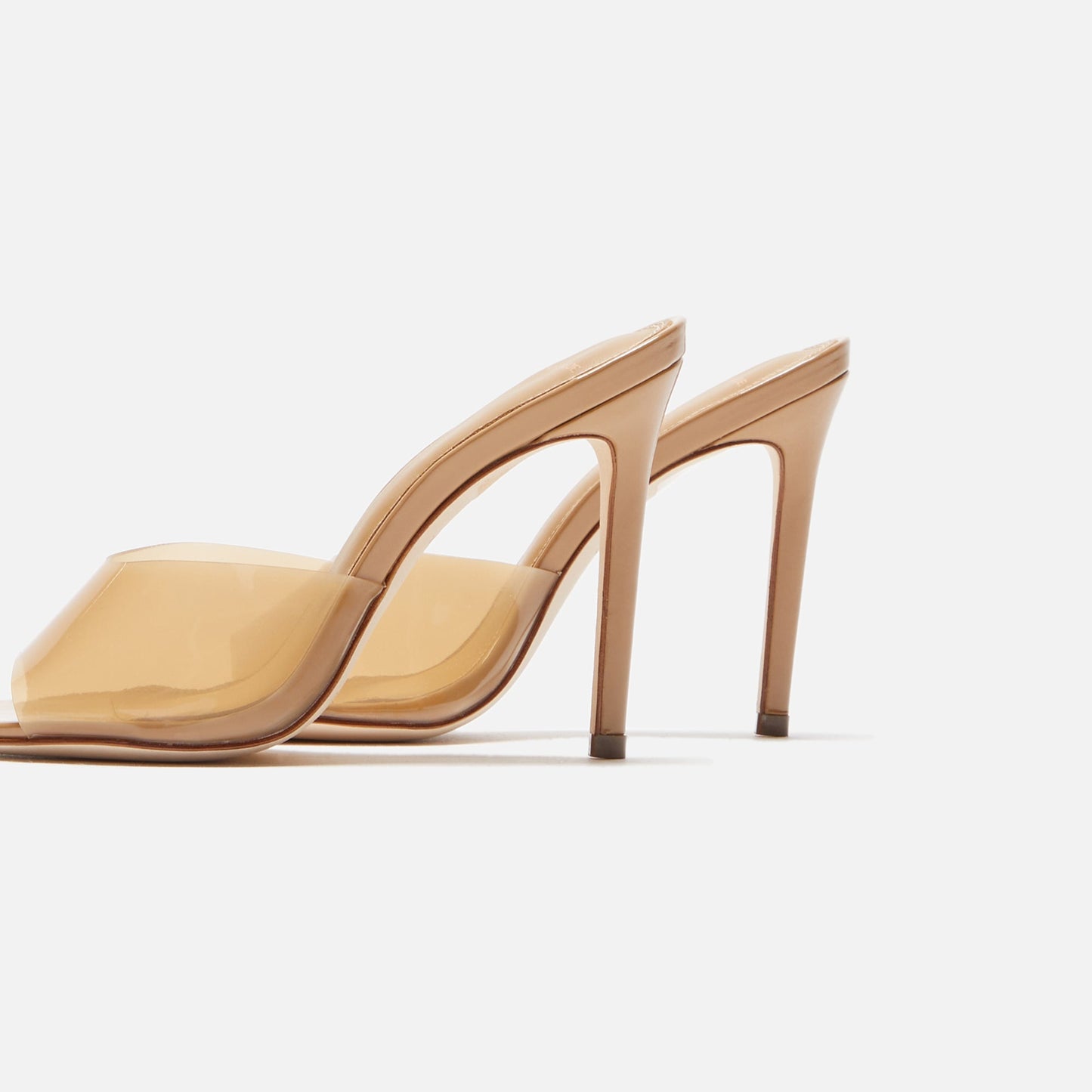 Black Suede Studio Bella - Toffee Patent / Matching Smoked PVC