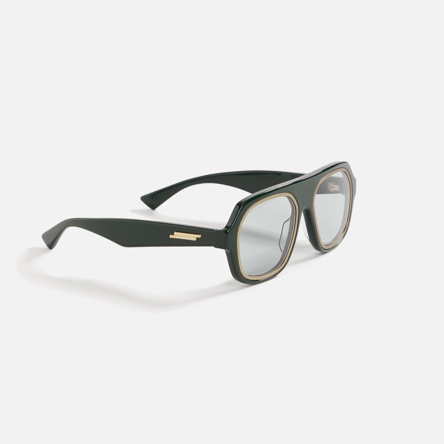 Bottega Veneta Rim Aviator - Green