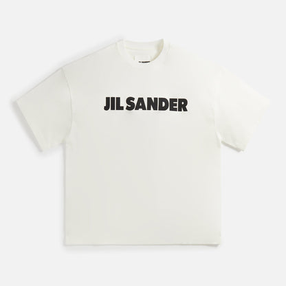 Jil Sander Stiff Heavyweight Cotton Jersey Porcela - Natural