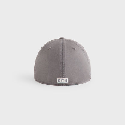 Kith & '47 for the MLB New York Mets Washed Franchise LS Cap - Concrete - PH
