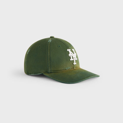 Kith & '47 for the MLB New York Mets Washed Franchise LS Cap - Conifer - PH