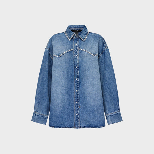 Ksubi Oversized Denim Shirt - Maverik Krystal