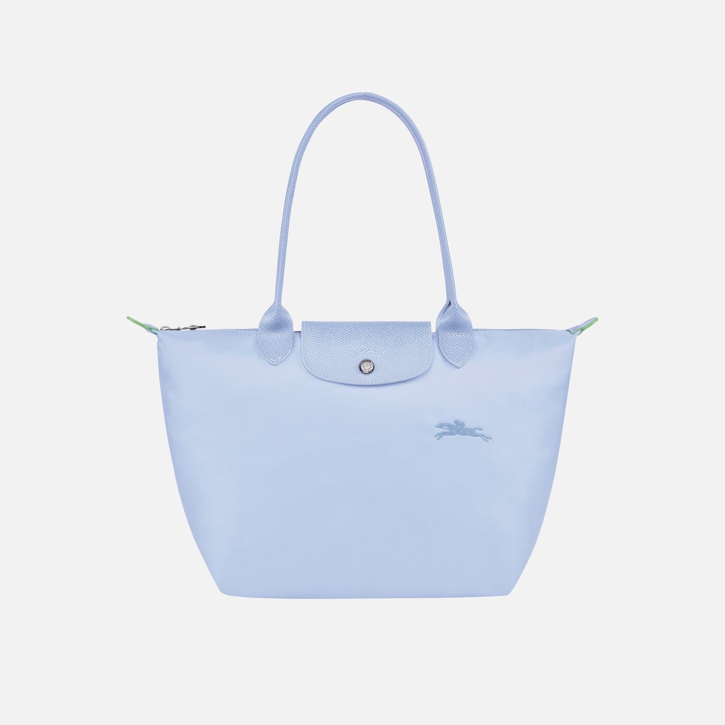 Longchamp Le Pliage Green Small Shoulder Tote - Sky Blue