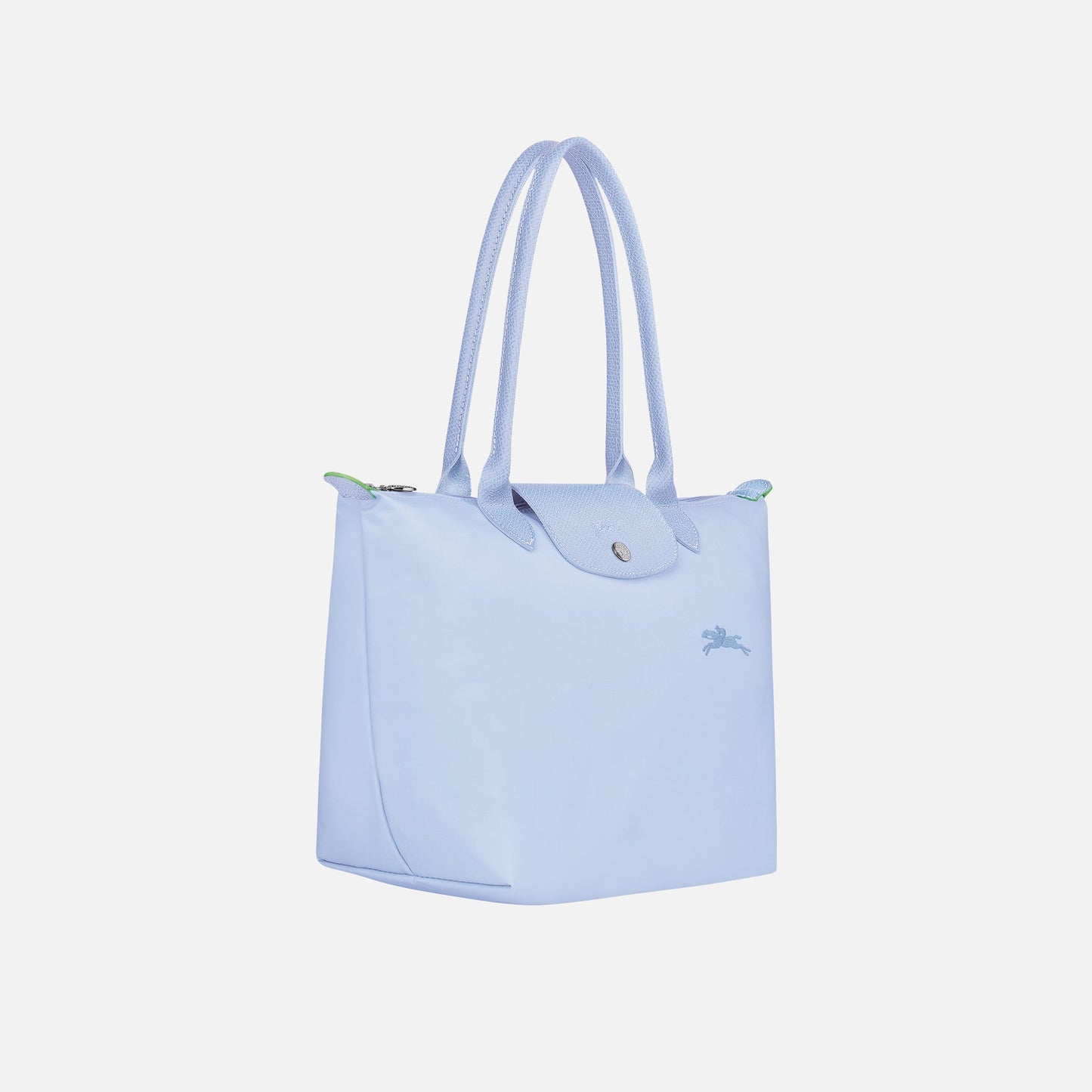Longchamp Le Pliage Green Small Shoulder Tote - Sky Blue