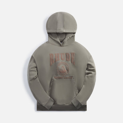 Rhude Cropped Desert Valley Hoodie - Elephant