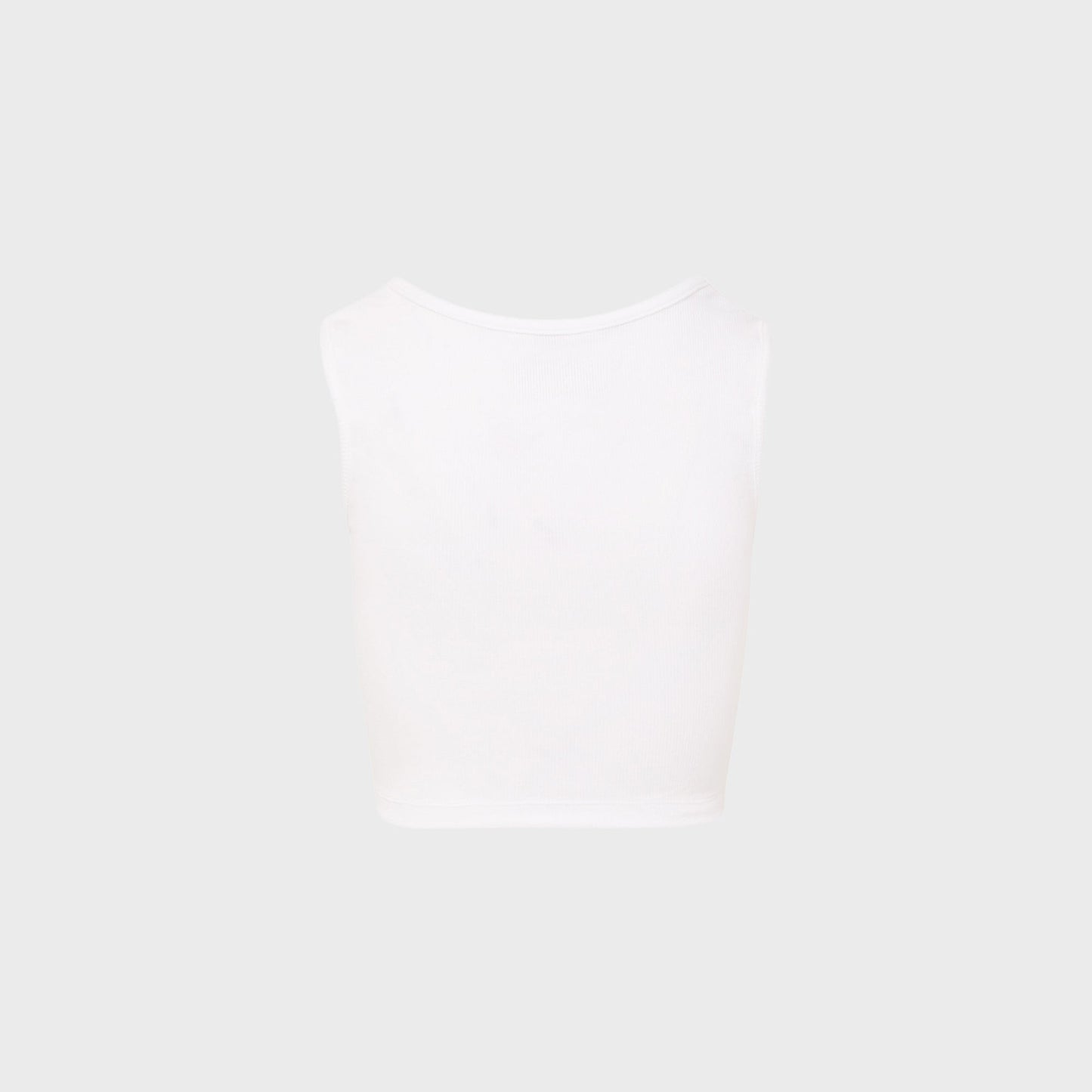 Vivienne Westwood Cropped Rib Vest - White