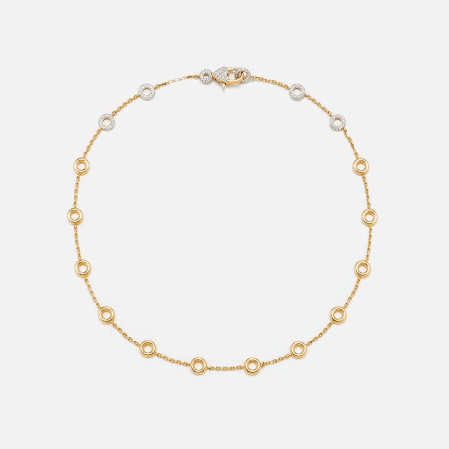 Yvonne Leon Collier Full Donuts Gold Diamants OJ Multi Donut N - Yellow