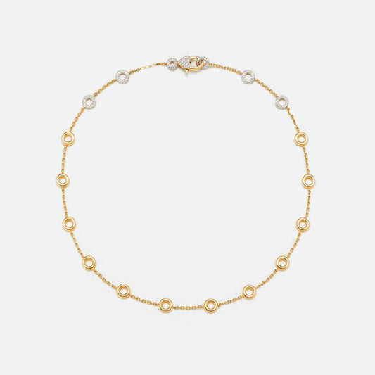 Yvonne Leon Collier Full Donuts Gold Diamants OJ Multi Donut N - Yellow