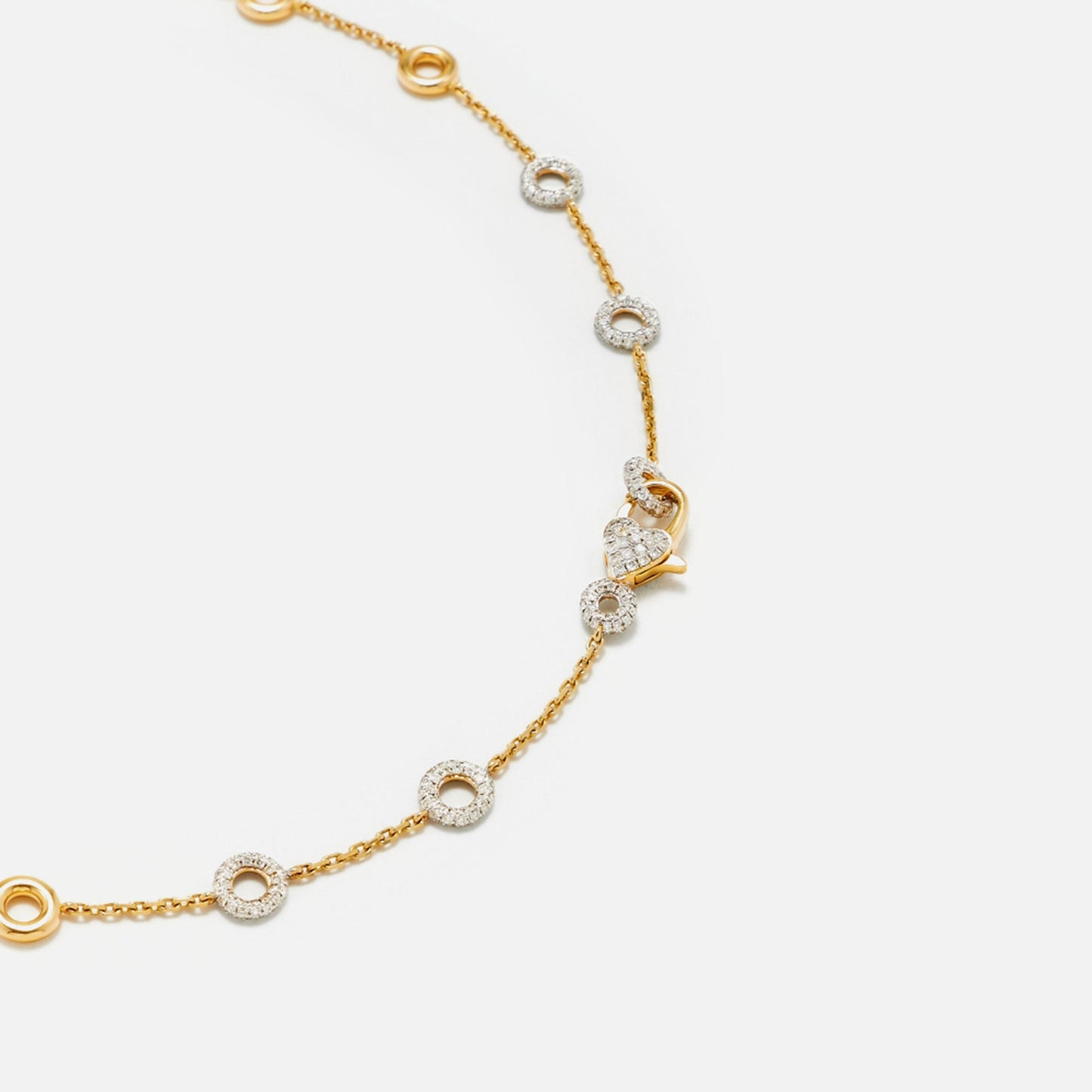 Yvonne Leon Collier Full Donuts Gold Diamants OJ Multi Donut N - Yellow